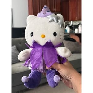 Sanrio Hello Kitty Witch Plush Toy Purple Halloween Costume Stuffed Animal